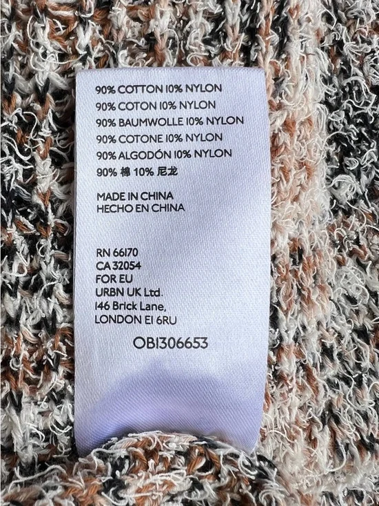 Anthropologie Pilcro Padma Space-Dyed Long-Line Knit Cardigan Boho Sweater Sz S - Picture 12 of 12